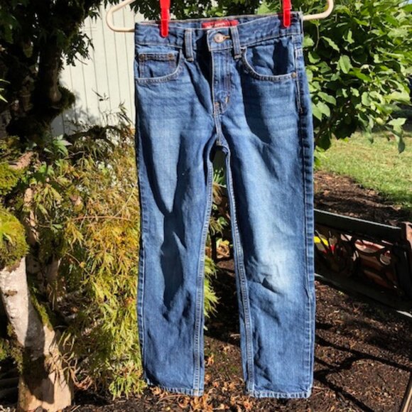 Arizona Jeans Youth Blue Slim Fit Straight Jeans Size 10 Excellent Condition - Picture 6 of 7